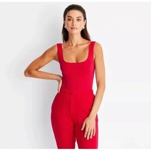 A New Day Red Bodysuit